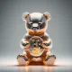 Crystal Bears Figurine
