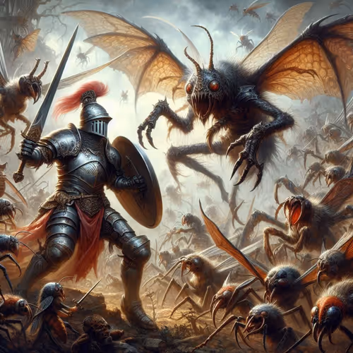 Man vs Demon Insects