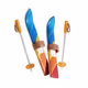 FORKED DOWNHILL SKI
