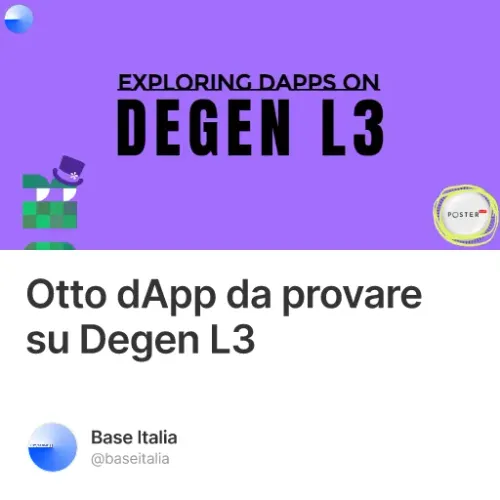 Otto dApp da provare su Degen L3