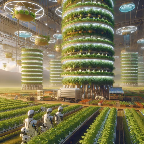 futuristic garden