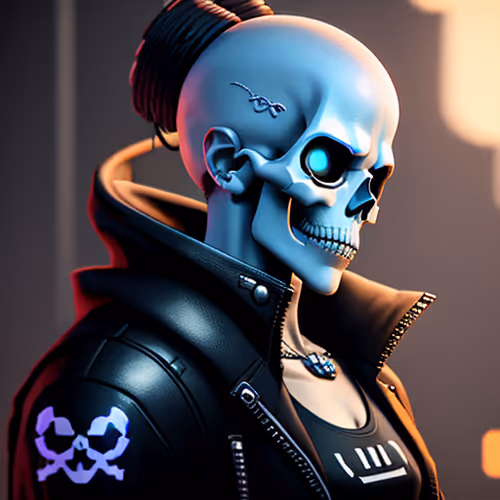AI Skull GEN2 on Base