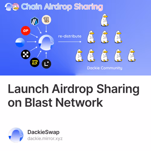 Launch Airdrop Sharing on Blast Network