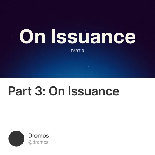 Part 3: On Issuance
