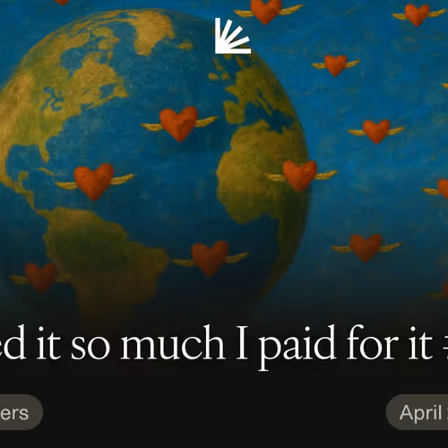 I liked it so much I paid for it #003