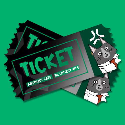 Abstract Cats Lottery #14