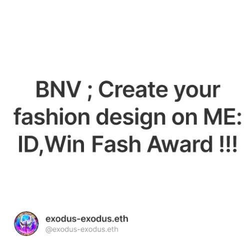 BNV ; Create your fashion design on ME:ID,Win Fash Award !!!