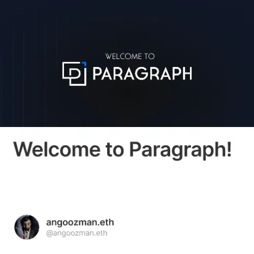 Welcome to Paragraph!