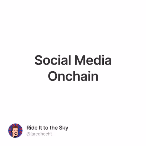 Social Media Onchain