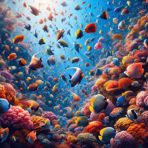 A paradise for saltwater fish