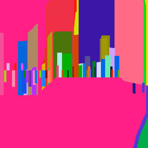 When buildings cover the loop. Modular composition n. 5