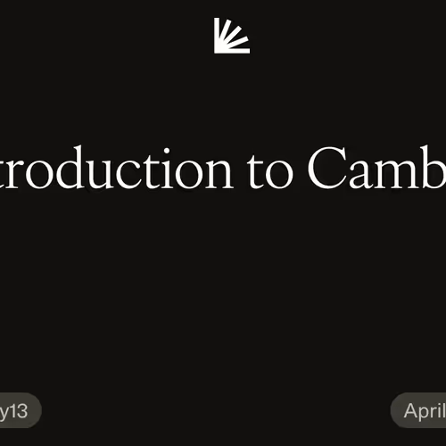 Introduction to Cambria