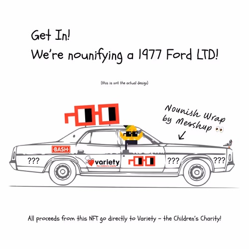 Extremely Nounish (the car)