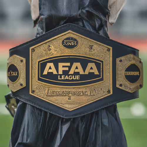 AFAA League 2 Heavyweight Championship Belt of the 1st Era