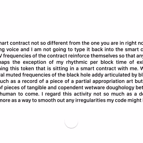 i am sitting in a smart contract.