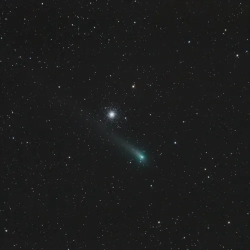 Comet Leonard and M3