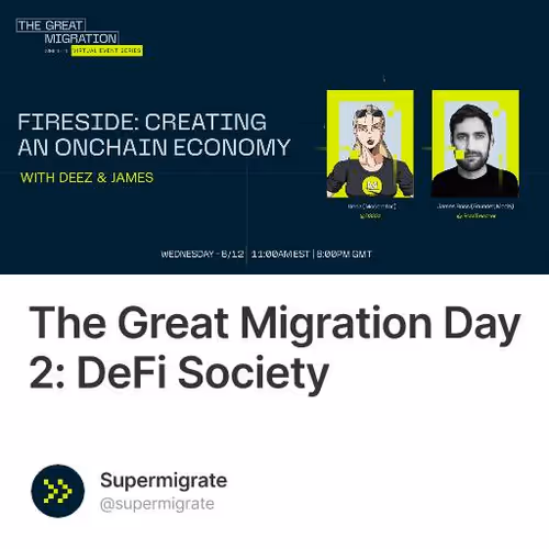 The Great Migration Day 2: DeFi Society
