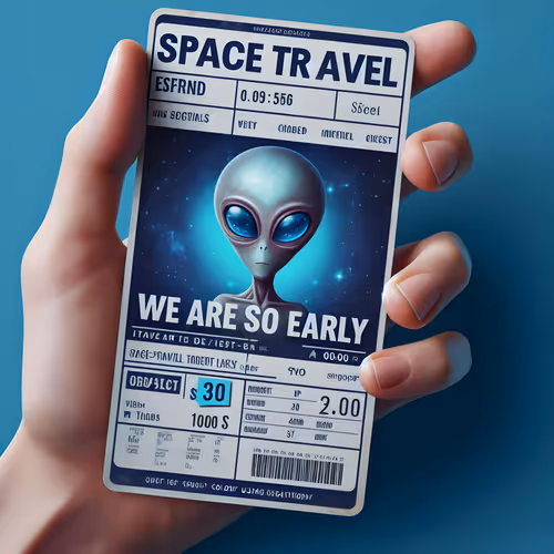 Space travel ticket