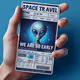 Space travel ticket