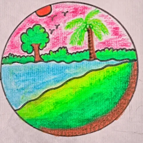 Simple village by A.kumara