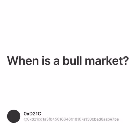 When is a bull market?