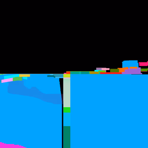 The lights from the front apartments. Modular composition n. 2