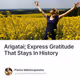 Arigatai; Express Gratitude That Stays In History