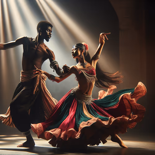 passionate dance performance