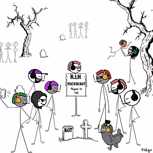 Bot Death Celebration