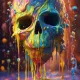 Painted Skull