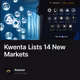 Kwenta Lists 14 New Markets