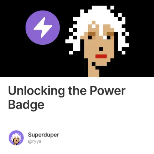 Unlocking the Power Badge