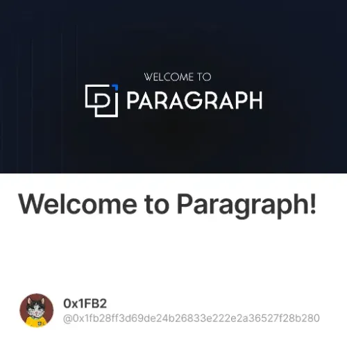 Welcome to Paragraph!