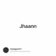 Jhaann