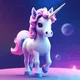 Unicorn in space