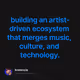 building an artist-driven ecosystem that merges music, culture, and technology.