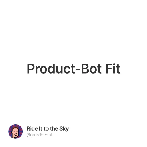 Product-Bot Fit