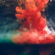 Acrylic paint in water.