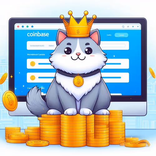 King cat on coinbase