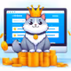 King cat on coinbase