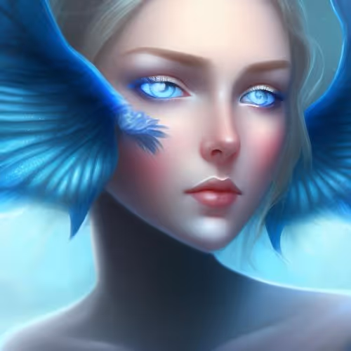 Enchanting Blue Seraph