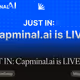 JUST IN: Capminal.ai is LIVE