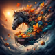 autumn horse