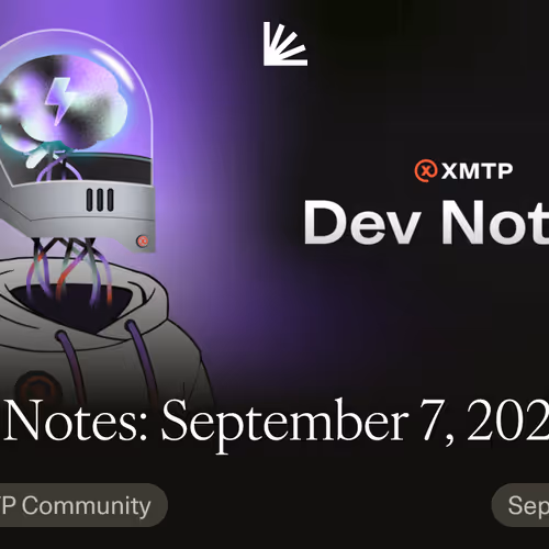 Dev Notes: September 7, 2023