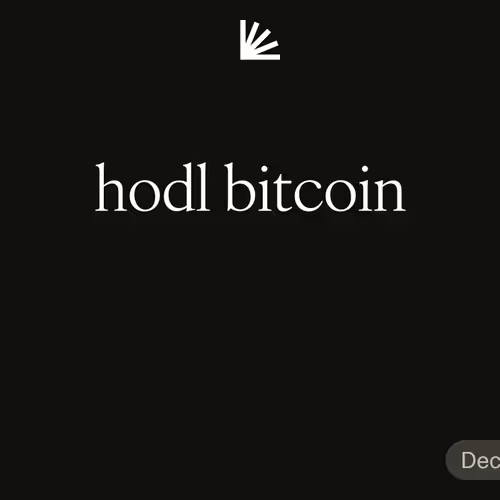 hodl bitcoin