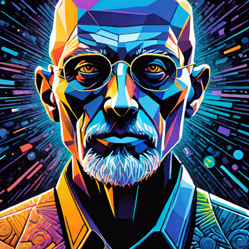 Neon colors used to highlight the technological aspect of Ethereum