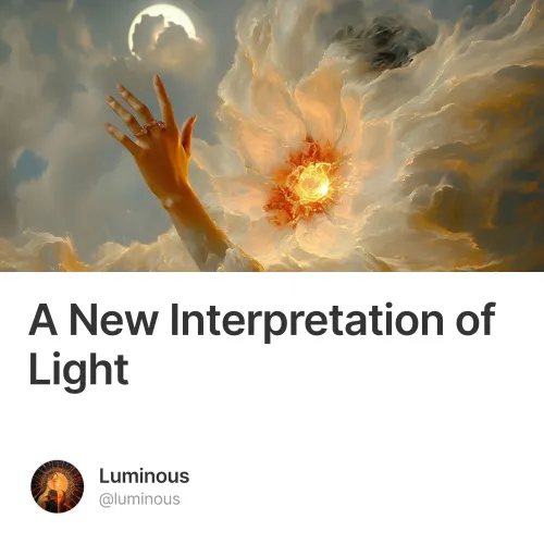A New Interpretation of Light