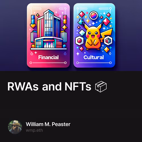 RWAs and NFTs 📦