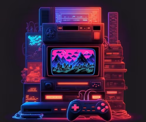 🕹️ Gaming console startup screen 🎮