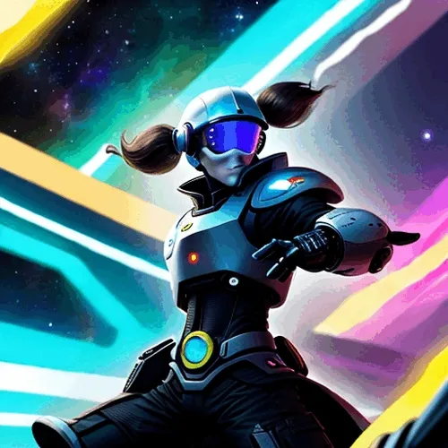 Futuristic Space Pirate